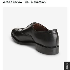 Allen Edmonds Black Fifth Avenue Cap-Toe Oxford Dress Shoe with Dainite Sole